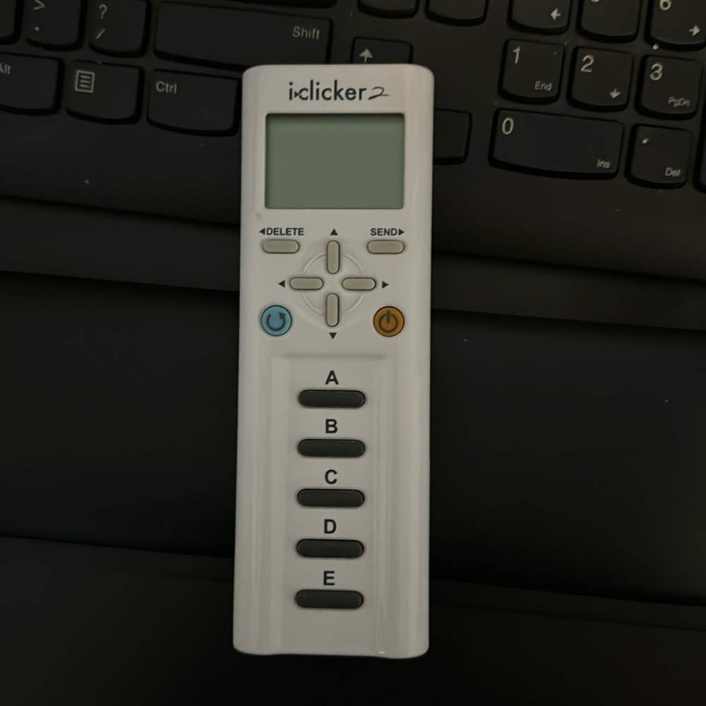 iclicker used it once